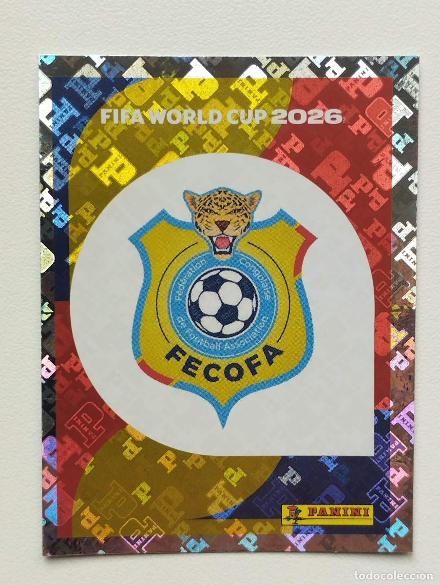 Cromos de F&uacute;tbol: CROMO STICKER WORLD CUP 2026 MUNDIAL 26 PANINI CONGO COD1 COD 1 ESCUDO