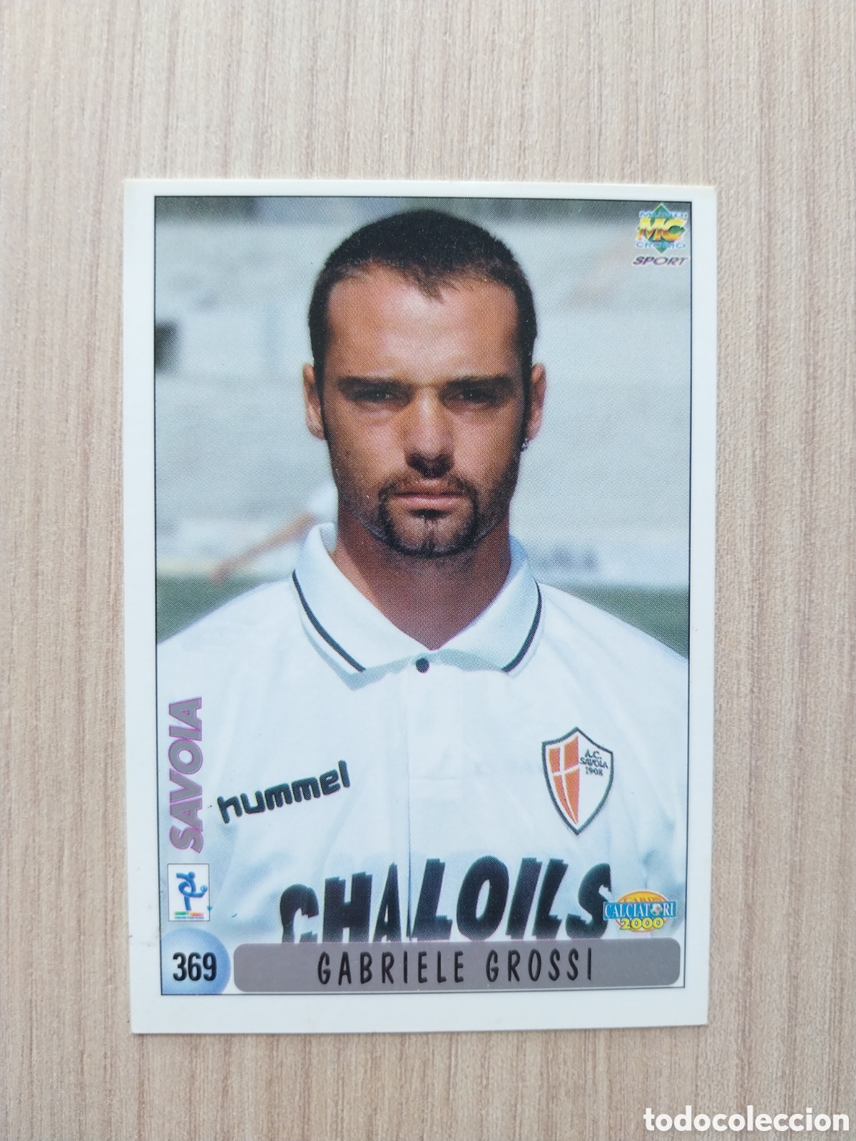 Cromos de F&uacute;tbol: GABRIELE GROSSI CHECK LIST N&deg; 369 CALCIATORI 1999 2000 99 00 SAVOIA MUNDICROMO ITALIA F&Uacute;TBOL