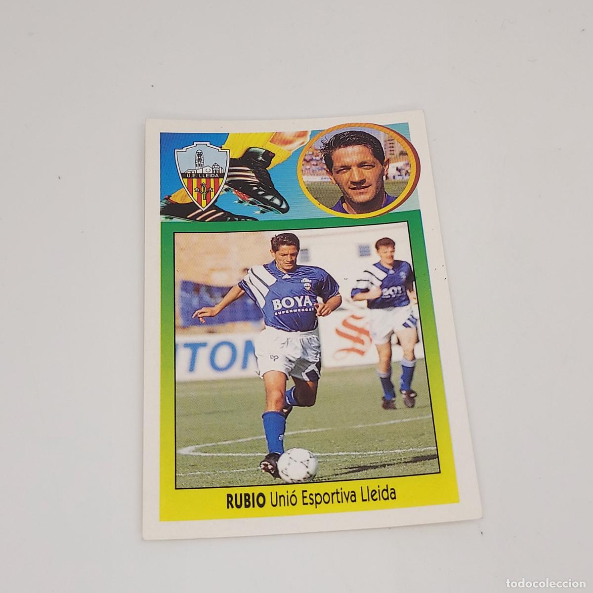 Cromos de F&uacute;tbol: CROMO RUBIO U. ESPORTIVA LLEIDA 1993 1994 93 94 EDICIONES ESTE ADHESIVO SIN PEGAR