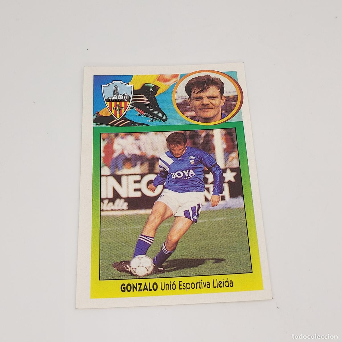 Cromos de F&uacute;tbol: CROMO GONZALO U. ESPORTIVA LLEIDA 1993 1994 93 94 EDICIONES ESTE ADHESIVO SIN PEGAR