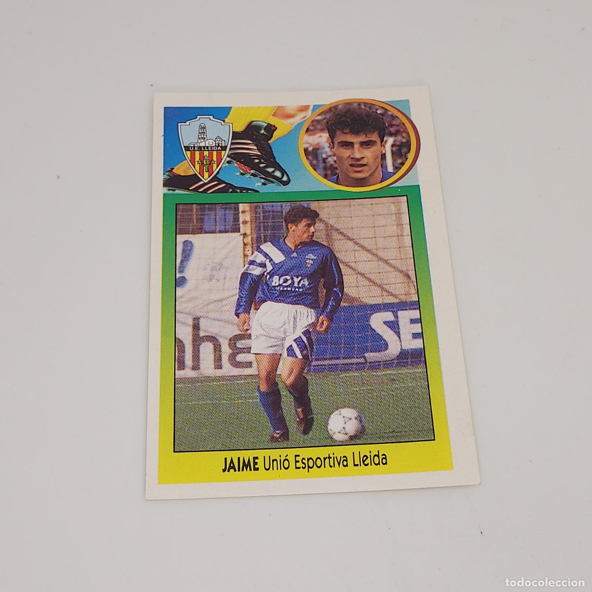 Cromos de F&uacute;tbol: CROMO JAIME U. ESPORTIVA LLEIDA 1993 1994 93 94 EDICIONES ESTE ADHESIVO SIN PEGAR