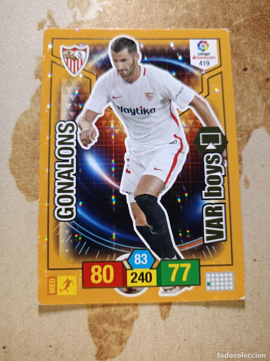 Cromos de F&uacute;tbol: # VAR Boys 419 GONALONS Adrenalyn 2018-19
