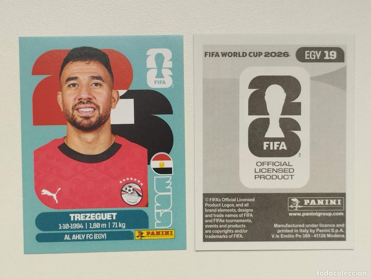 Cromos de F&uacute;tbol: CROMO STICKER WORLD CUP 2026 MUNDIAL 26 PANINI EGIPTO EGY19 EGY 19 TREZEGUET
