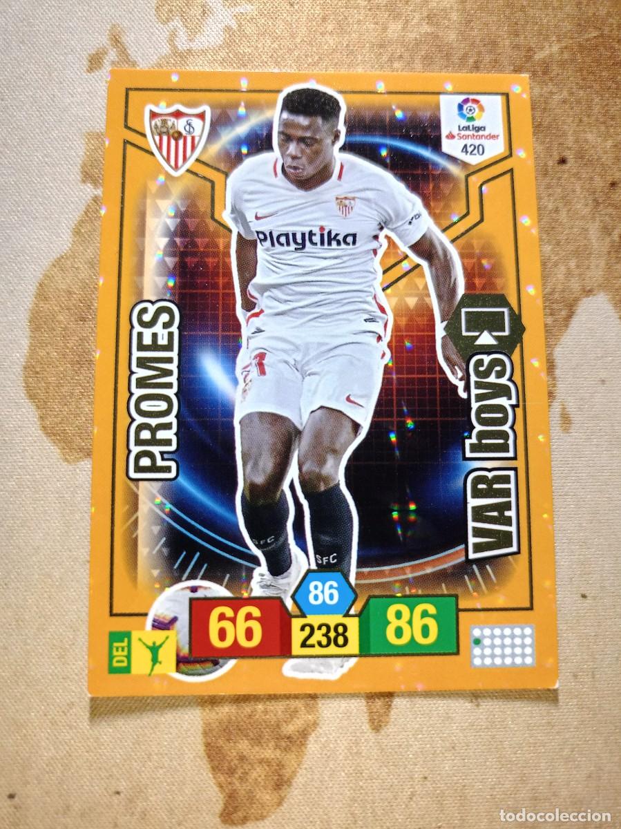 Cromos de F&uacute;tbol: # VAR Boys 420 PROMES Adrenalyn 2018-19