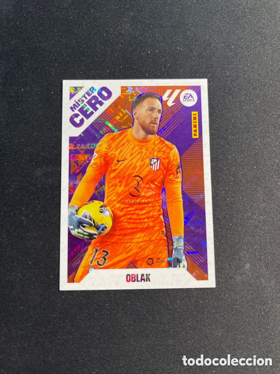 Cromos de F&uacute;tbol: Oblak 9 Atletico de Madrid Mister Cero Liga Este 2025 2026 25 26