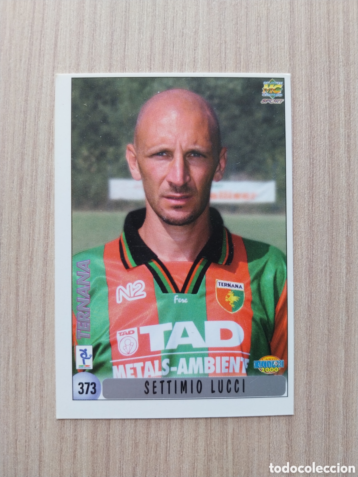 Cromos de F&uacute;tbol: SETTIMIO LUCCI FABIO ARTICO N&deg; 373 CALCIATORI 1999 2000 99 00 TERNANA MUNDICROMO ITALIA F&Uacute;TBOL