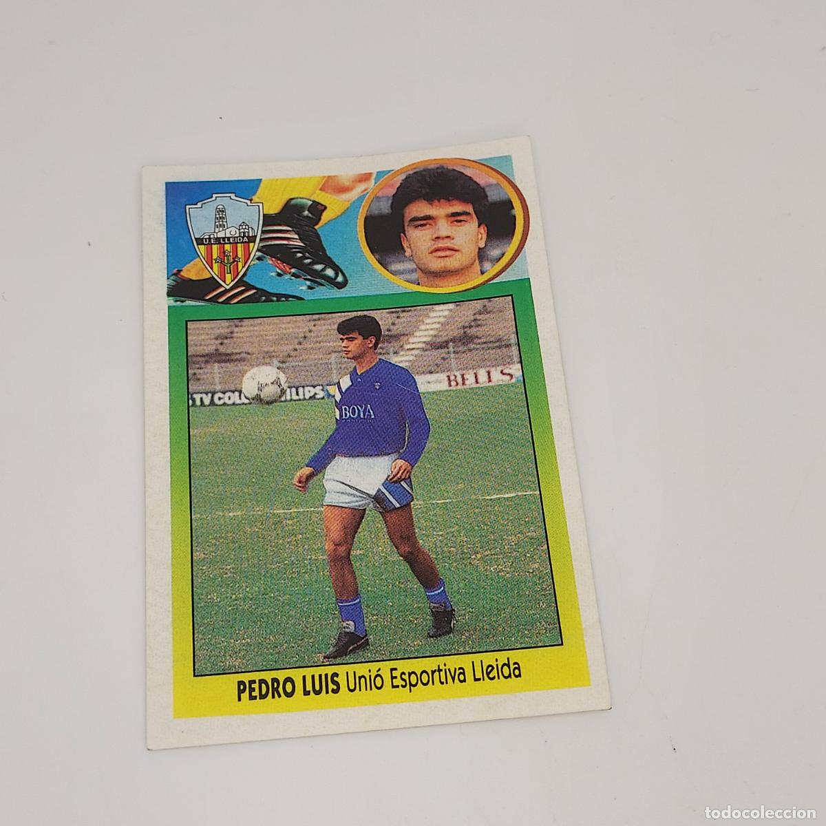 Football Stickers: CROMO PEDRO LUIS U. ESPORTIVA LLEIDA 1993 1994 93 94 EDICIONES ESTE ADHESIVO SIN PEGAR