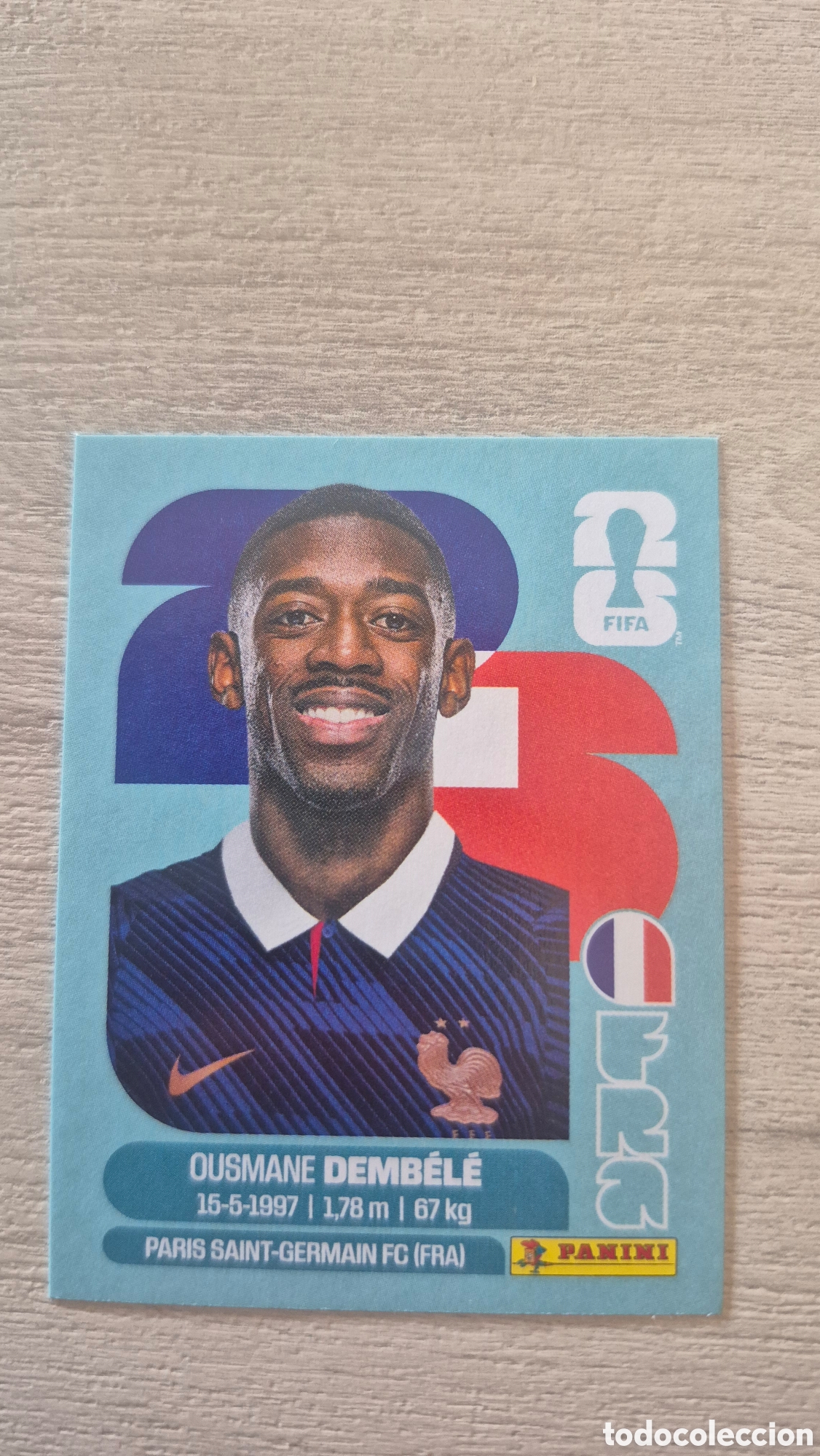 Cartes &agrave; collectionner de Football: FRA15 Dembele FIFA World Cup 2026
