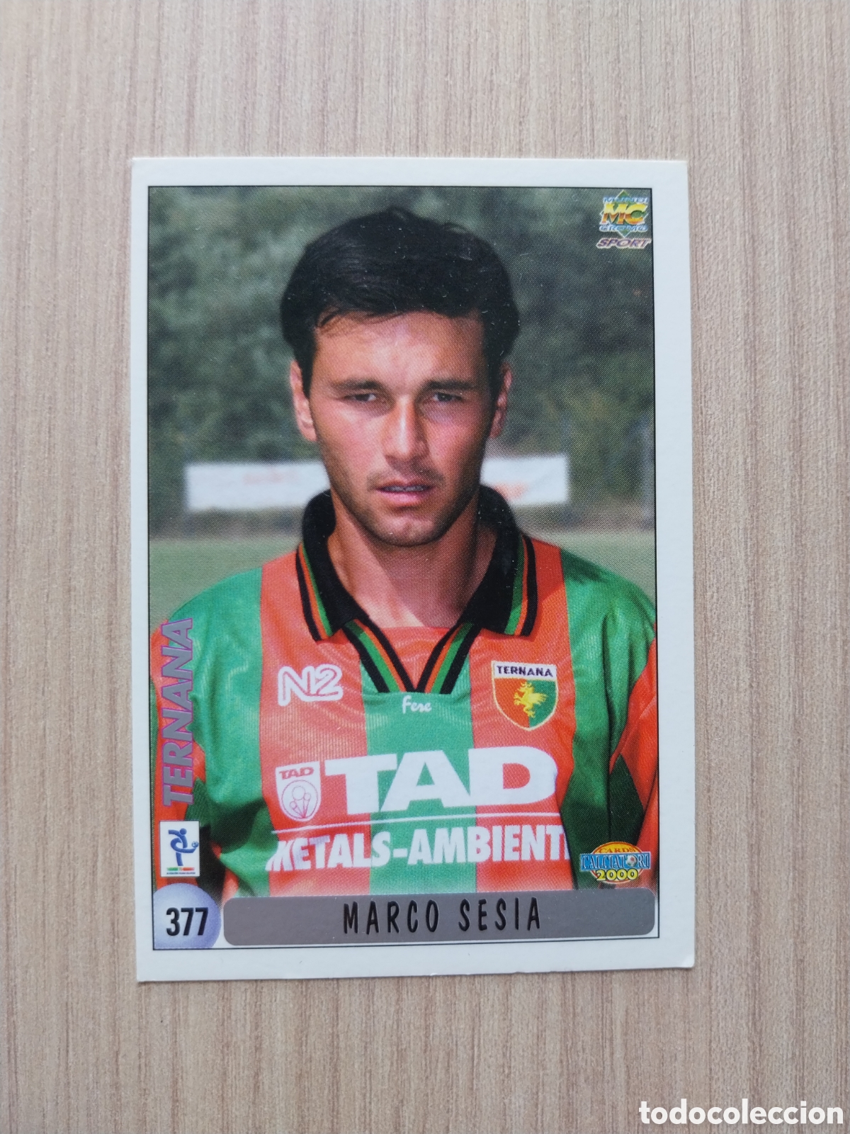 Cartes &agrave; collectionner de Football: MARCO SESIA DAVIDE CARDONE N&deg; 377 CALCIATORI 1999 2000 99 00 TERNANA MUNDICROMO ITALIA F&Uacute;TBOL