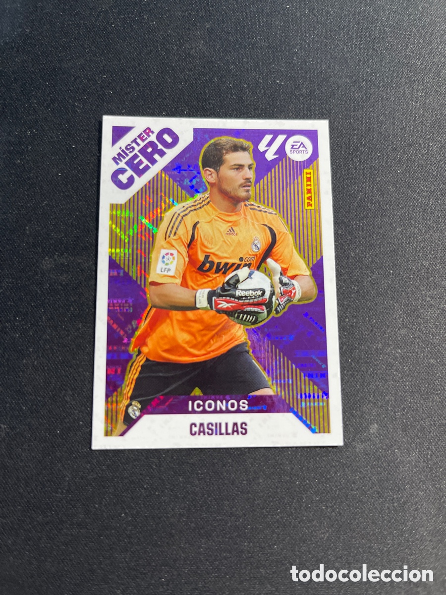 Cartes &agrave; collectionner de Football: Casillas 14 Real Madrid Iconos Mister Cero Liga Este 2025 2026 25 26