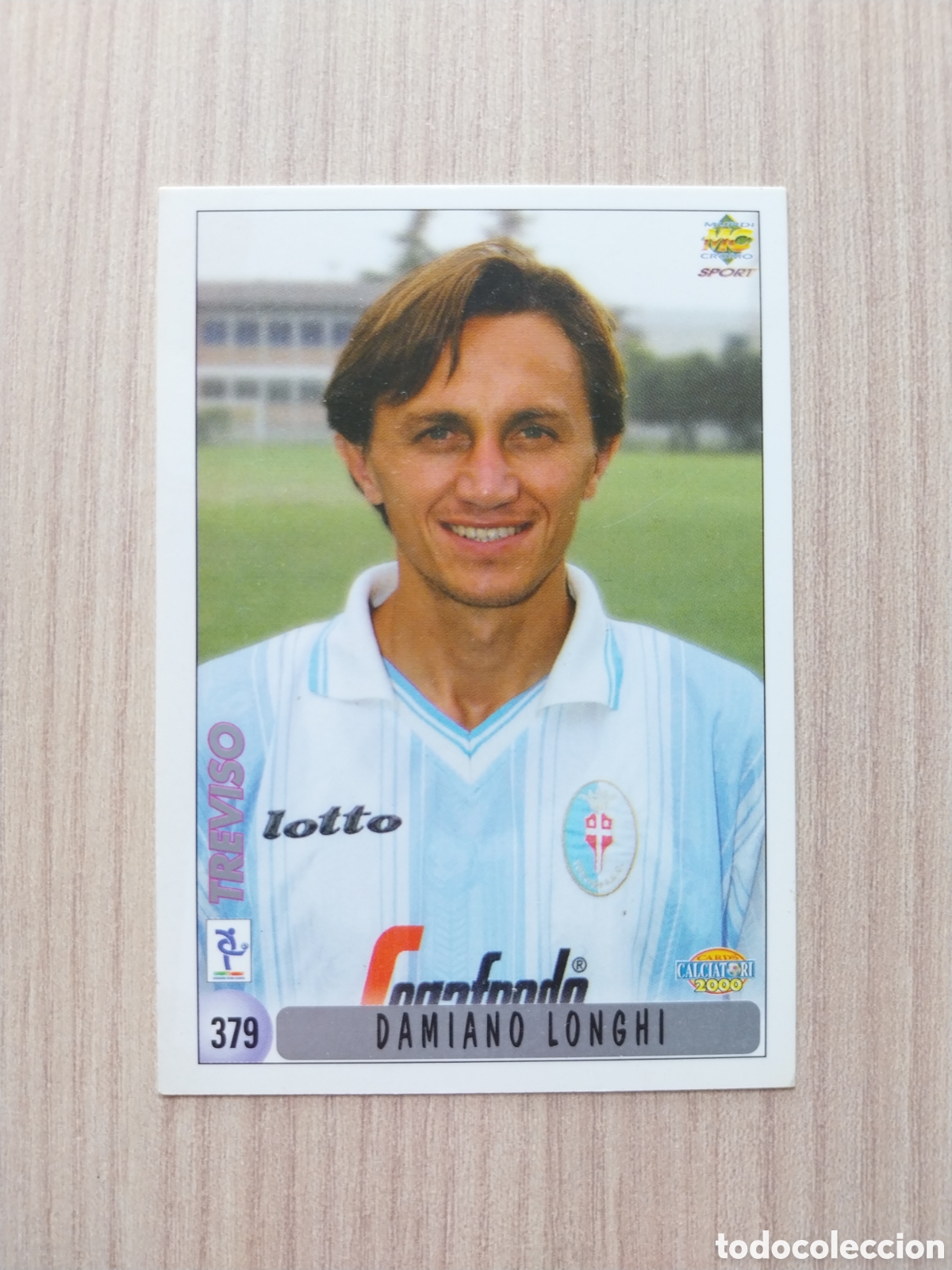 Cromos de F&uacute;tbol: DAMINO LONGHI MARCO FORTIN N&deg; 379 CALCIATORI 1999 2000 99 00 TREVISO MUNDICROMO ITALIA F&Uacute;TBOL CARTA