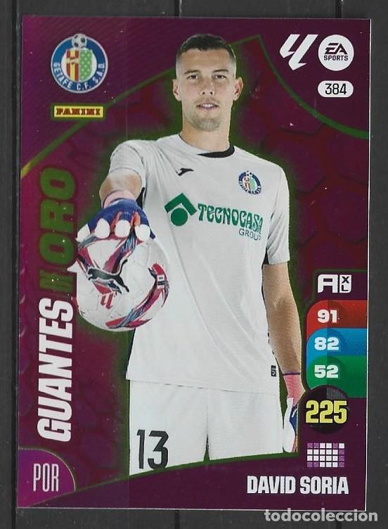 Football Stickers: Adrenalyn 24/25 - David Soria - N&ordm; 384 - Getafe ( Guantes de Oro )