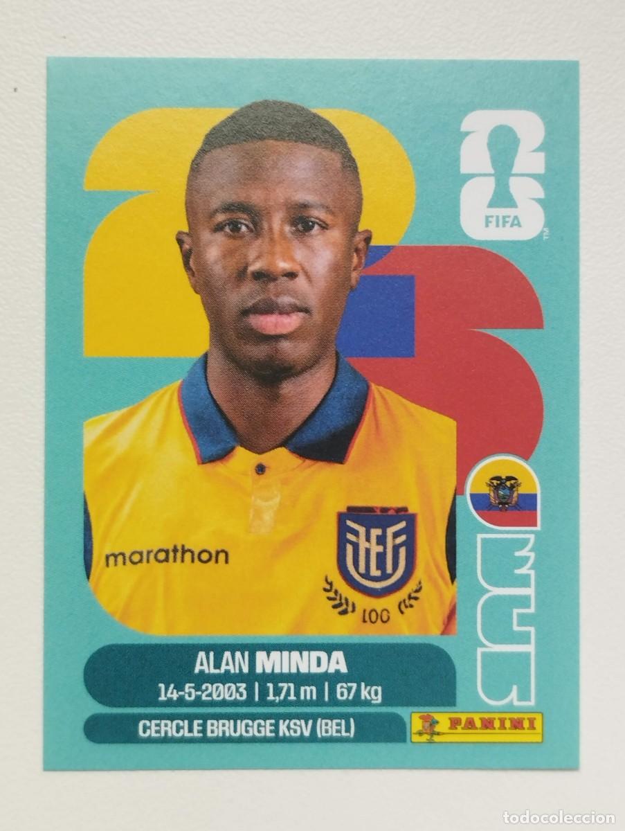 Cromos de F&uacute;tbol: CROMO STICKER WORLD CUP 2026 MUNDIAL 26 PANINI ECUADOR ECU18 ECU 18 ALAN MINDA