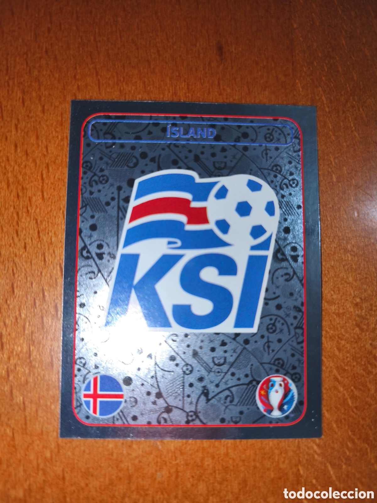 Cromos de F&uacute;tbol: Islandia n&deg;572 UEFA Euro 2016 Francia