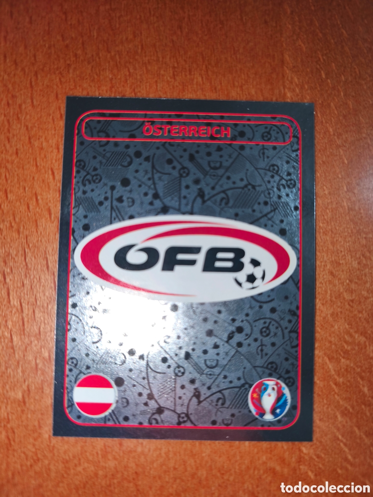 Cromos de F&uacute;tbol: Austria n&deg;574 UEFA Euro 2016 Francia