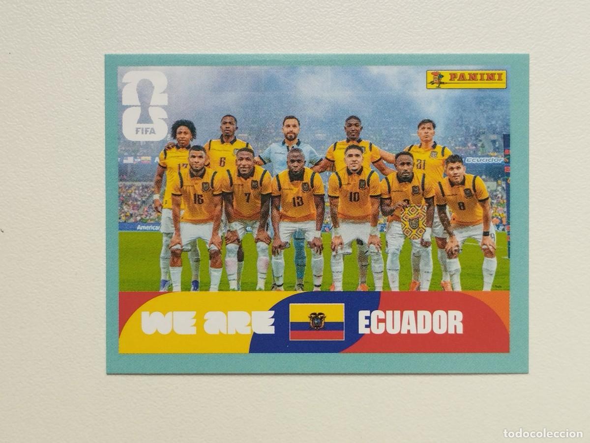 Cromos de F&uacute;tbol: CROMO STICKER WORLD CUP 2026 MUNDIAL 26 PANINI ECUADOR ECU13 ECU 13 PLANTILLA ALINEACION