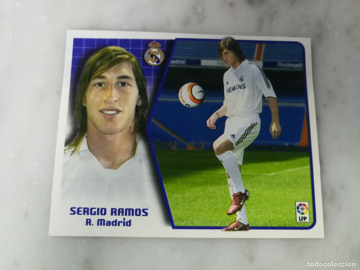 Cromos de F&uacute;tbol: Sergio Ramos Real Madrid Ultimo Fichaje n&ordm;48 Este 05/06, 2005-5006, en ventanilla, buen estado