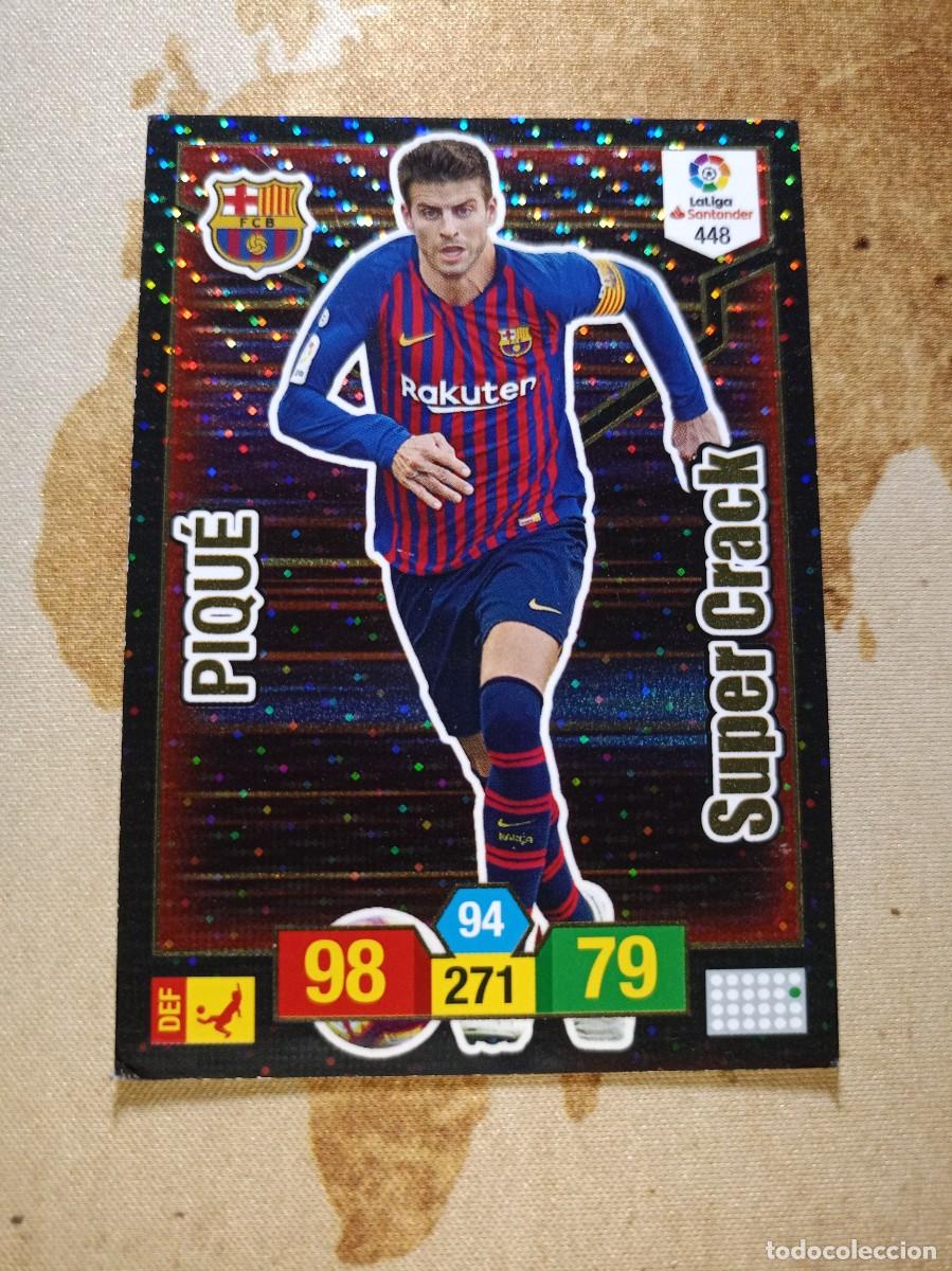 Cromos de F&uacute;tbol: # S&uacute;per Crack 448 PIQU&Eacute; Adrenalyn 2018-19