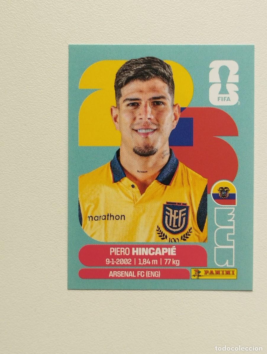 Cromos de F&uacute;tbol: CROMO STICKER WORLD CUP 2026 MUNDIAL 26 PANINI ECUADOR ECU4 ECU 4 PIERO HINCAPIE