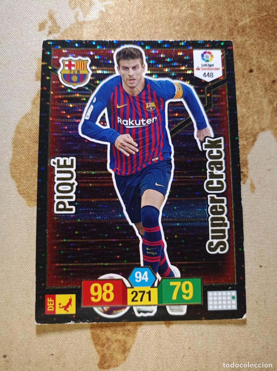 Cromos de F&uacute;tbol: # S&uacute;per Crack 448 PIQU&Eacute; Adrenalyn 2018-19