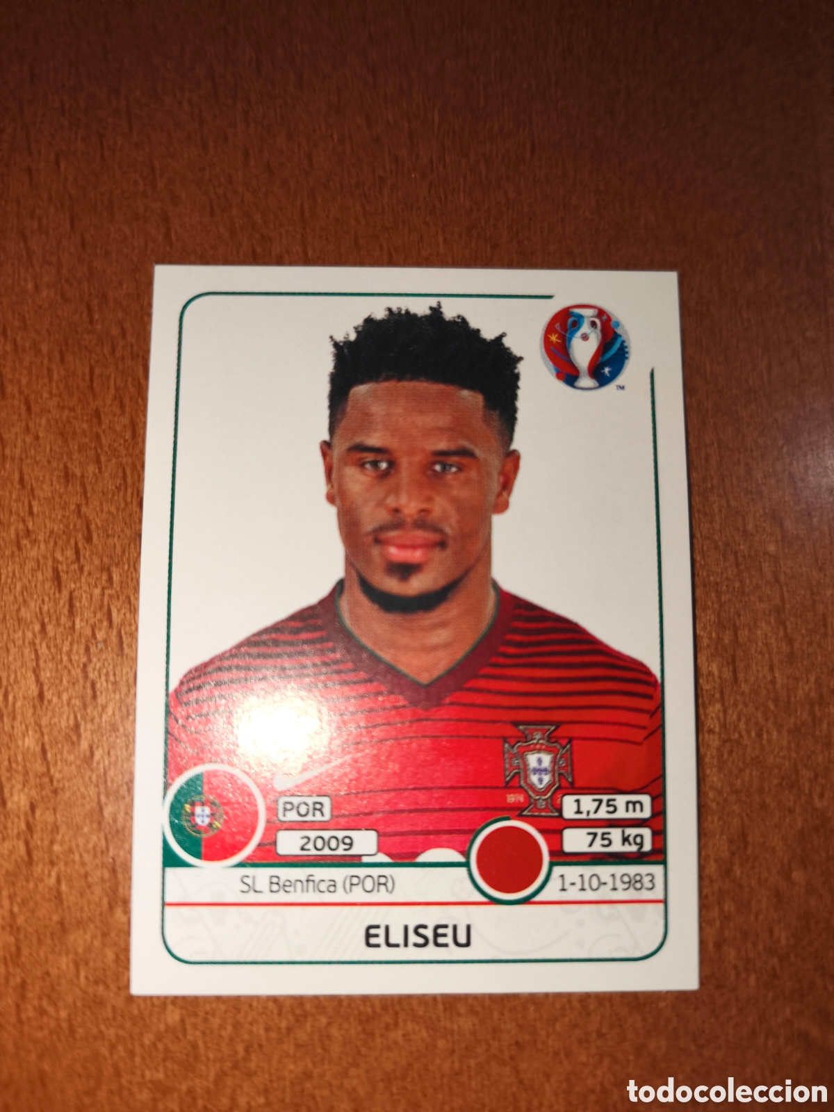 Cartes &agrave; collectionner de Football: Eliseu n&deg;581 UEFA Euro 2016 Portugal