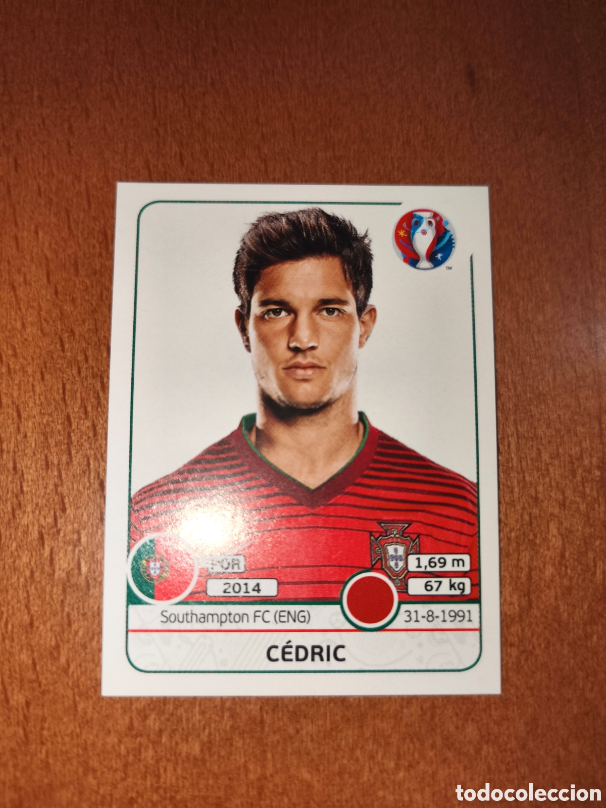 Cartes &agrave; collectionner de Football: Cedric n&deg;583 UEFA Euro 2016 Portugal