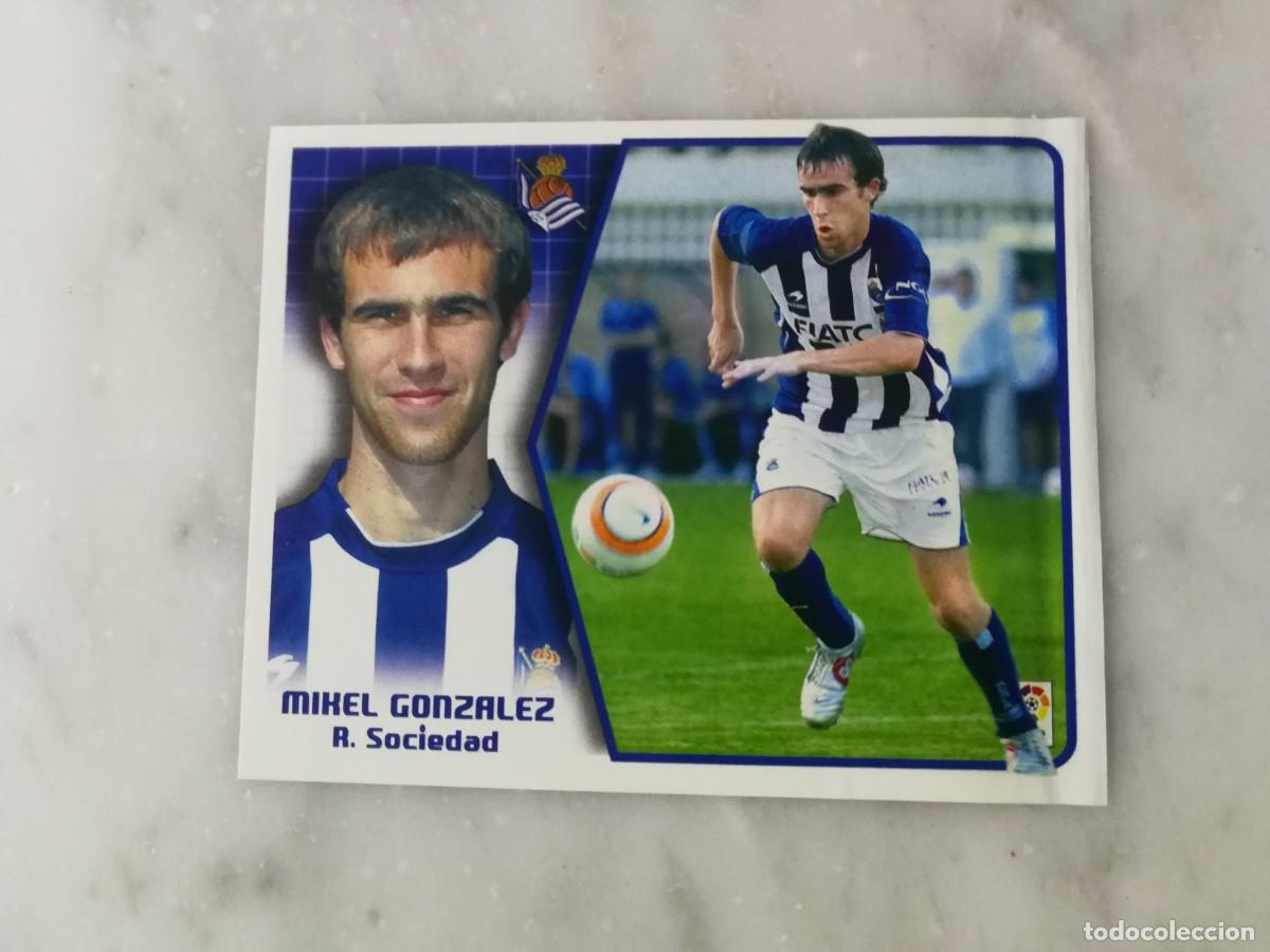 Cromos de F&uacute;tbol: Mikel Gonz&aacute;lez Coloca Real Sociedad Este 05/06, 2005-5006, en ventanilla, buen estado