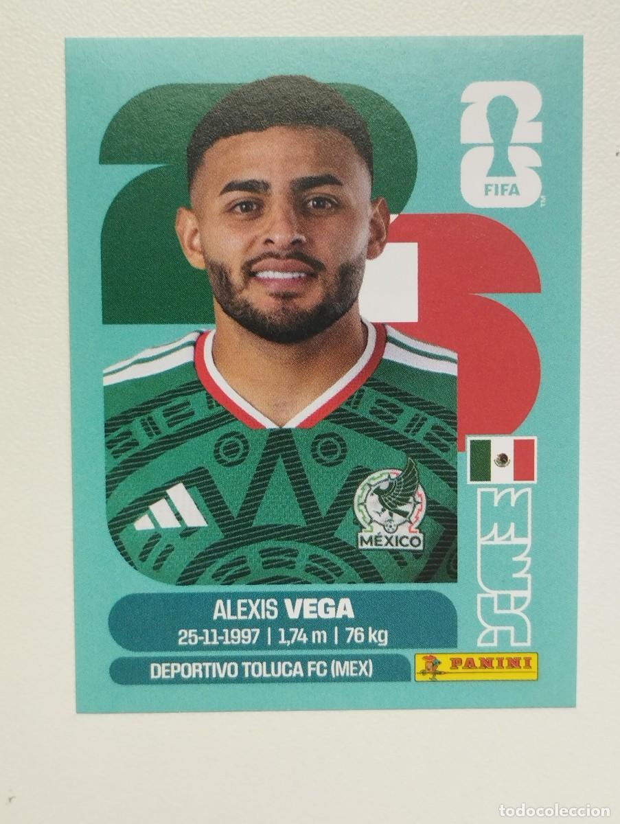 Cartes &agrave; collectionner de Football: CROMO STICKER WORLD CUP 2026 MUNDIAL 26 PANINI MEXICO MEX18 MEX 18 ALEXIS VEGA