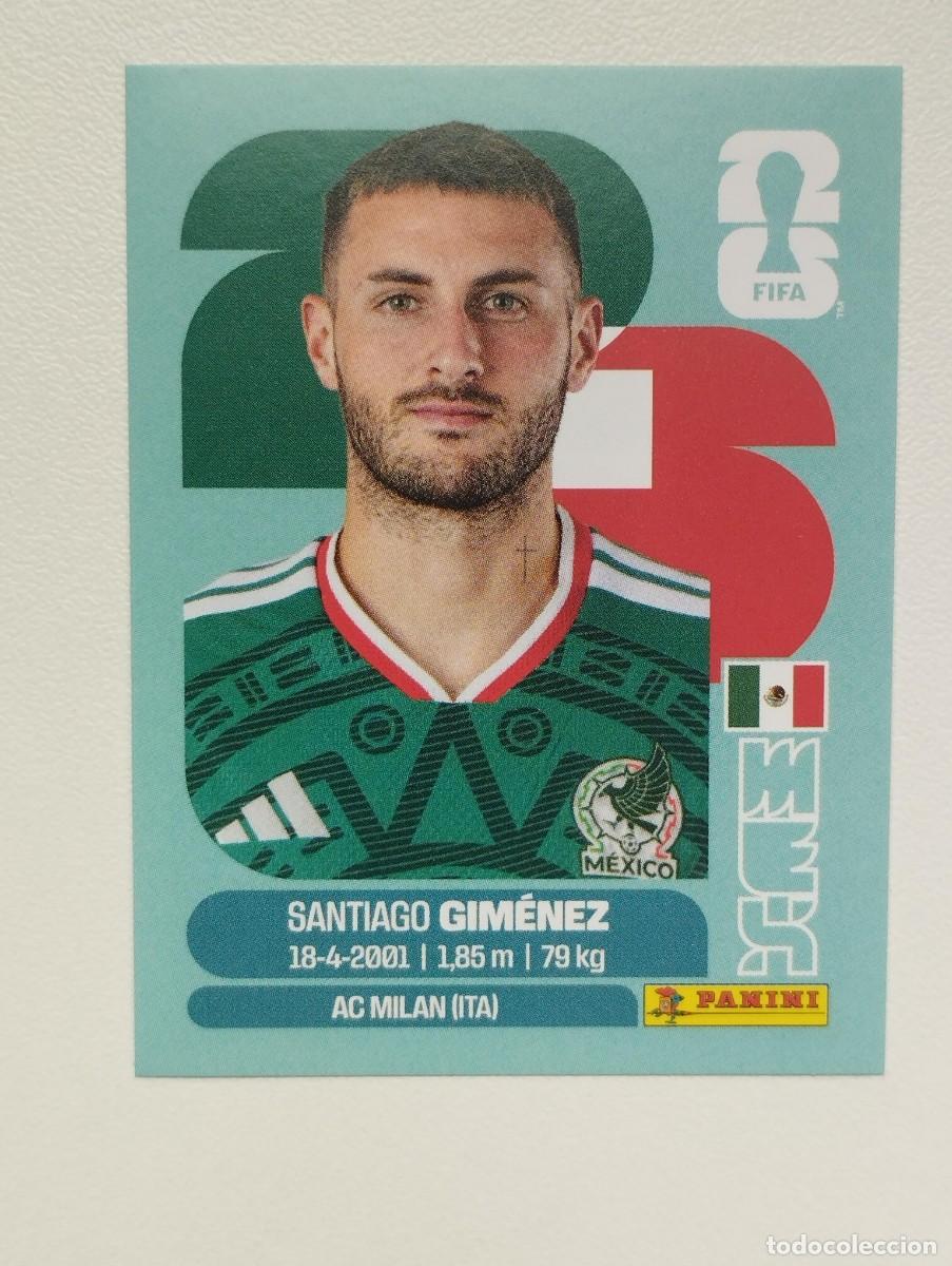 Cartes &agrave; collectionner de Football: CROMO STICKER WORLD CUP 2026 MUNDIAL 26 PANINI MEXICO MEX16 MEX 16 SANTIAGO GIMENEZ