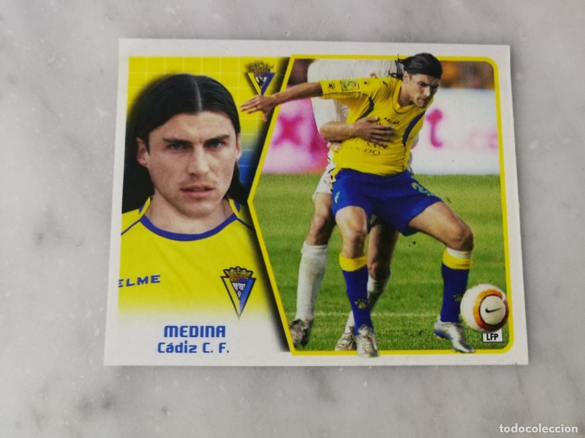 Cartes &agrave; collectionner de Football: Medina Coloca C&aacute;diz CF Este 05/06, 2005-5006, en ventanilla, buen estado