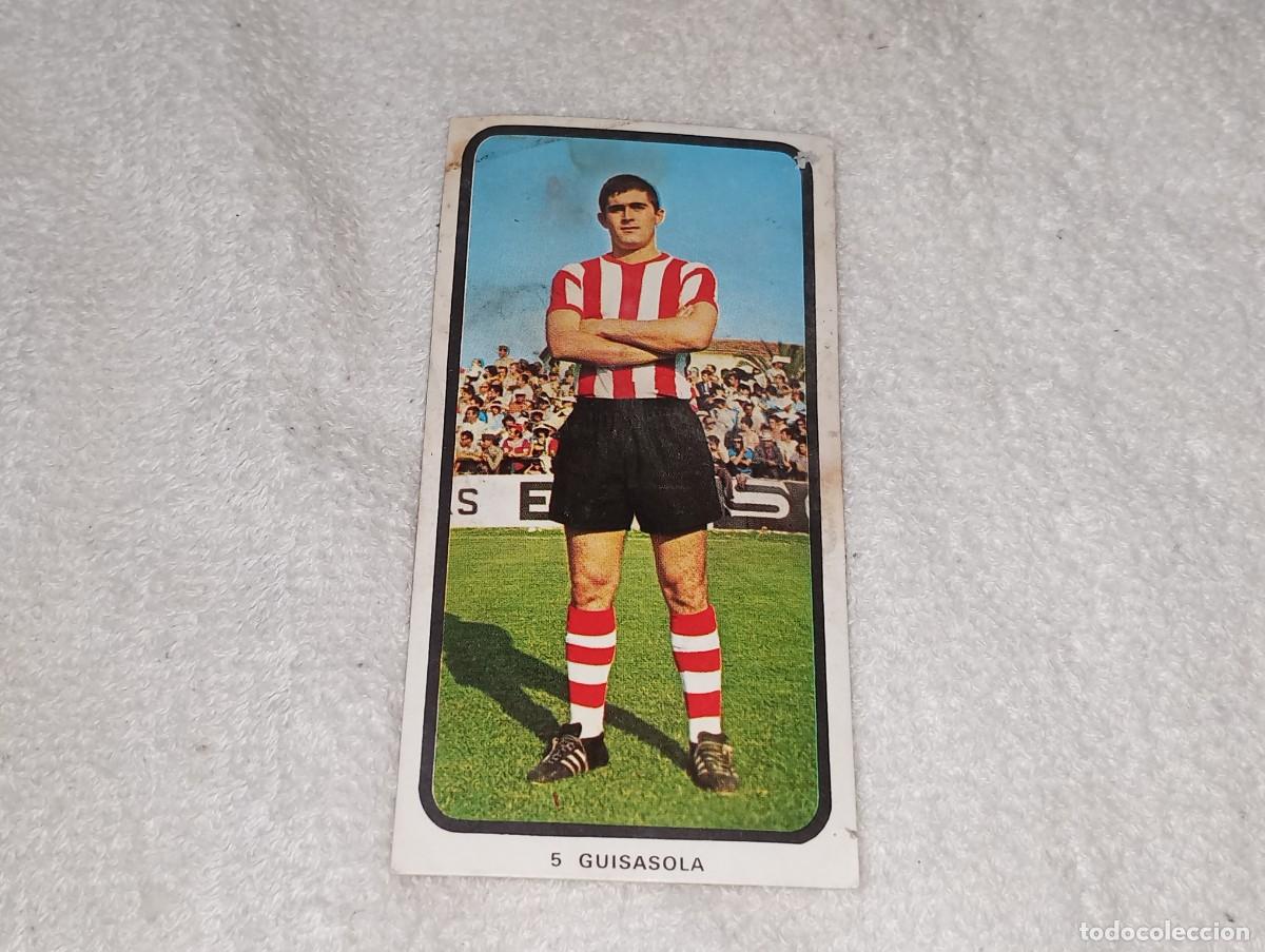 Cartes &agrave; collectionner de Football: ANTIGUO CROMO N&ordm; 5 GUISASOLA ATLETHIC BILBAO RUIZ ROMERO CAMPEONATOS NACIONALES FUTBOL 1973 - 74