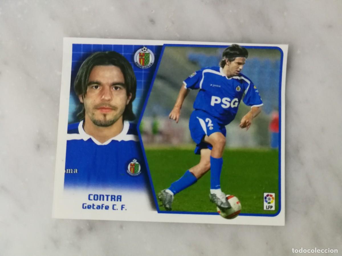Figurine di Calcio: Contra Getafe CF Ultimo Fichaje n&ordm;36 Este 05/06, 2005-5006, en ventanilla, buen estado