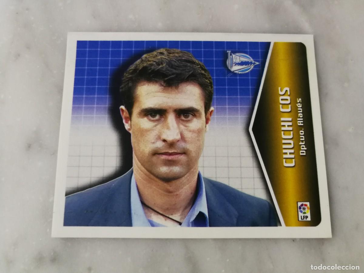 Figurine di Calcio: Chuchi Cos Coloca Deportivo Alav&eacute;s Este 05/06, 2005-5006, en ventanilla, buen estado