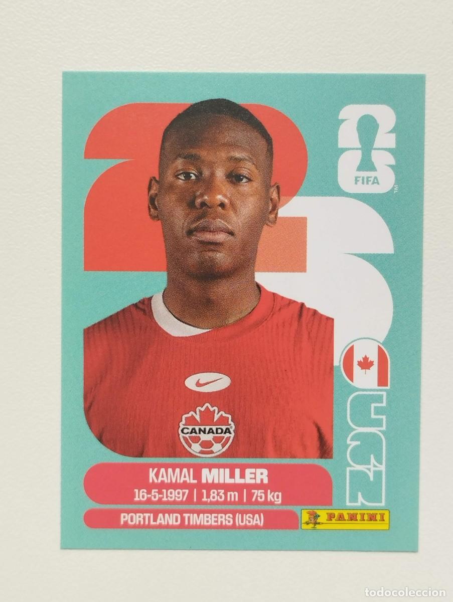 Fu&szlig;ball-Sticker: CROMO STICKER WORLD CUP 2026 MUNDIAL 26 PANINI CANADA CAN9 CAN 9 KAMAL MILLER