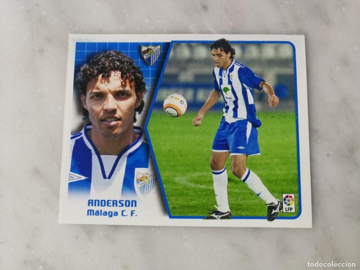 Figurine di Calcio: Anderson Coloca M&aacute;laga CF Este 05/06, 2005-5006, en ventanilla, buen estado