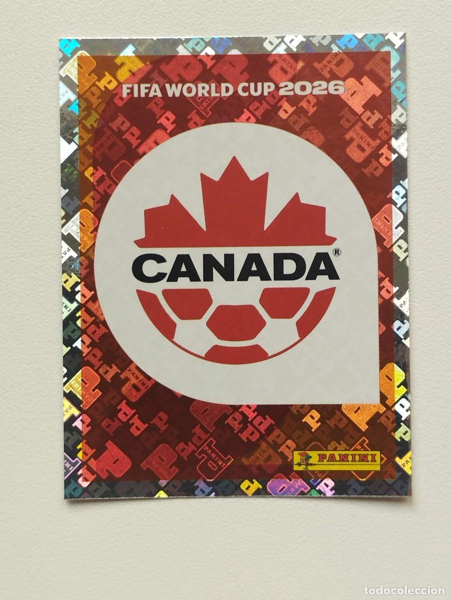 Cromos de F&uacute;tbol: CROMO STICKER WORLD CUP 2026 MUNDIAL 26 PANINI CANADA CAN1 CAN 1 ESCUDO