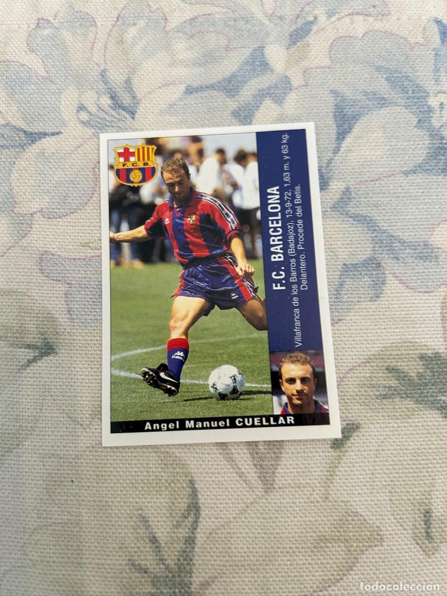 Figurine di Calcio: CUELLAR BARCELONA LIGA 95 96 NUEVO ULTIMO FICHAJE N&ordm; 9