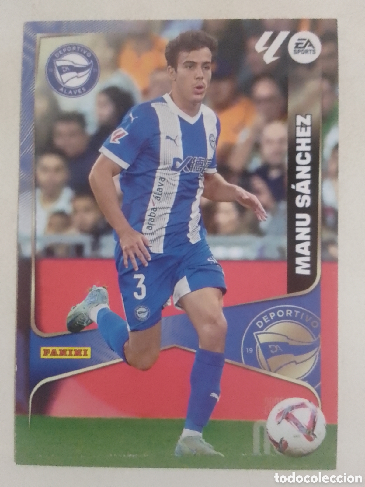 Cromos de F&uacute;tbol: Megacracks 2025/26 n&deg; 26 Manu S&aacute;nchez &bull; Deportivo Alav&eacute;s.