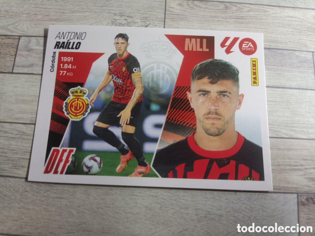 Fu&szlig;ball-Sticker: 6 ANTONIO RAILLO MALLORCA LIGA ESTE 2025 2026 PANINI 25 26