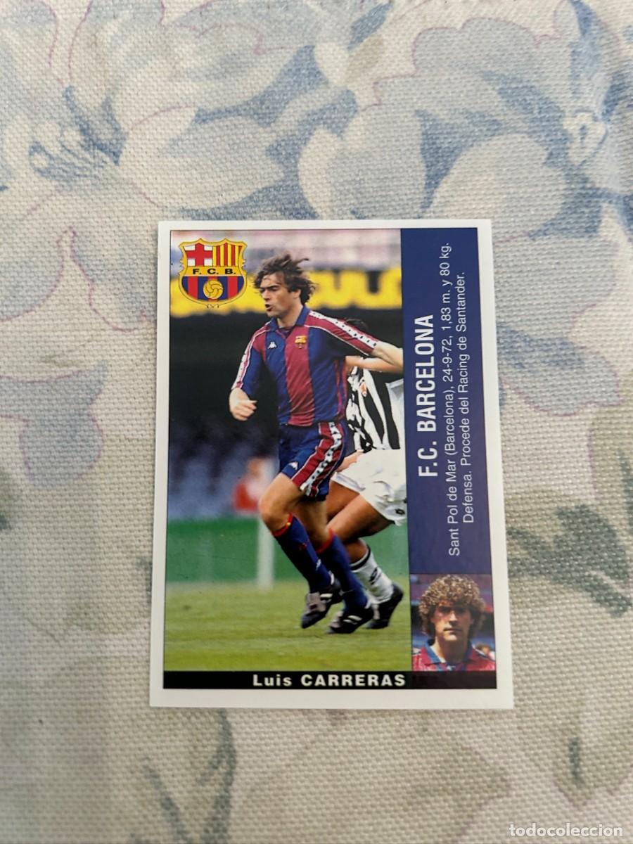 Fu&szlig;ball-Sticker: CARRERAS BARCELONA LIGA 95 96 NUEVO BAJA
