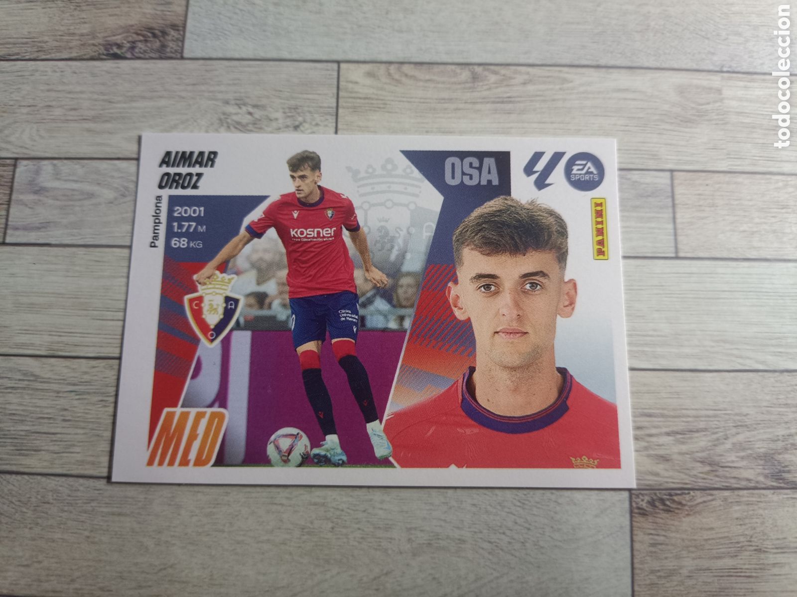 Fu&szlig;ball-Sticker: 16 AIMAR OROZ OSASUNA LIGA ESTE 2025 2026 PANINI 25 26