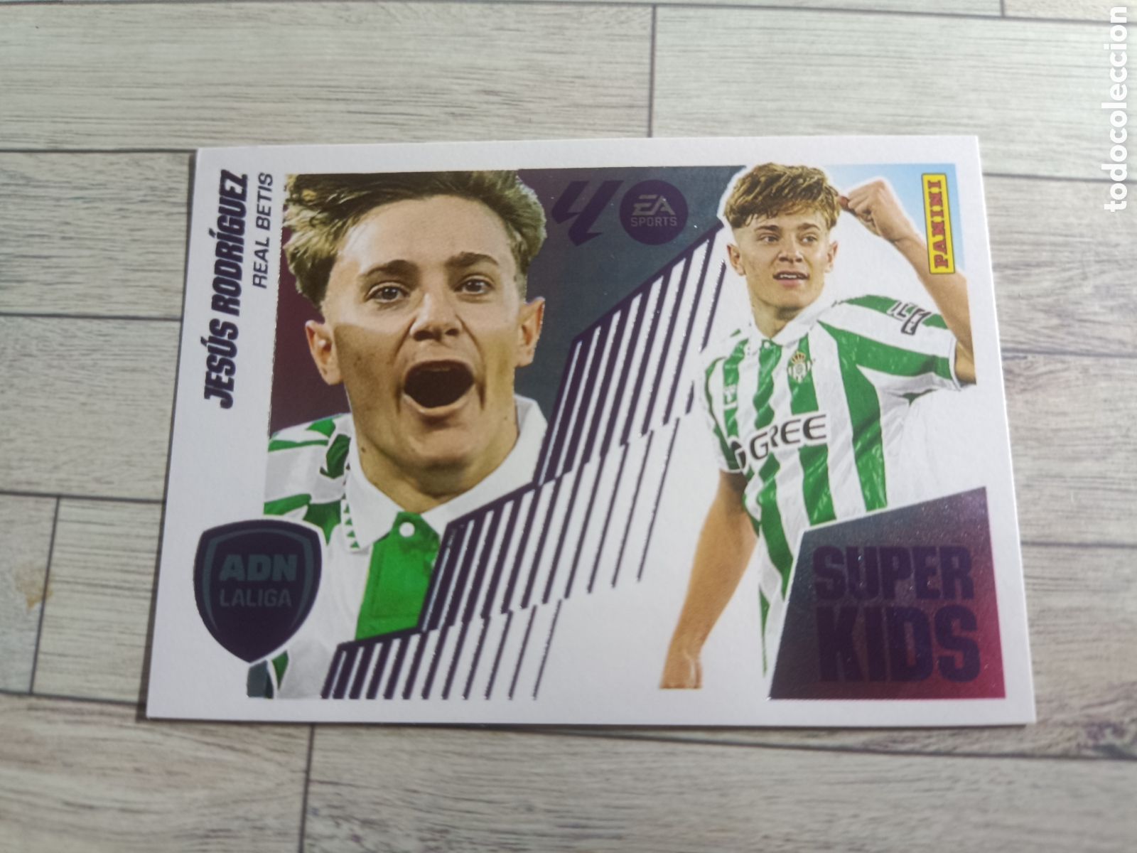 Cromos de F&uacute;tbol: 13 JESUS RODR&Iacute;GUEZ REAL BETIS SUPER KIDS LIGA ESTE 2025 2026 PANINI 25 26