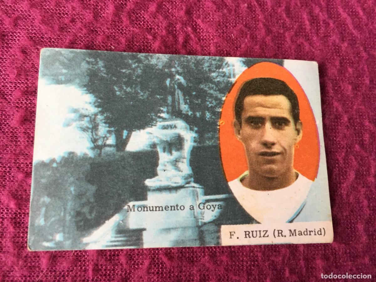 Cromos de F&uacute;tbol: CROMO RARE ROOKIE CARD F. RUIZ REAL MADRID LIGA FUTBOL 1963 1964 63/64 FHER