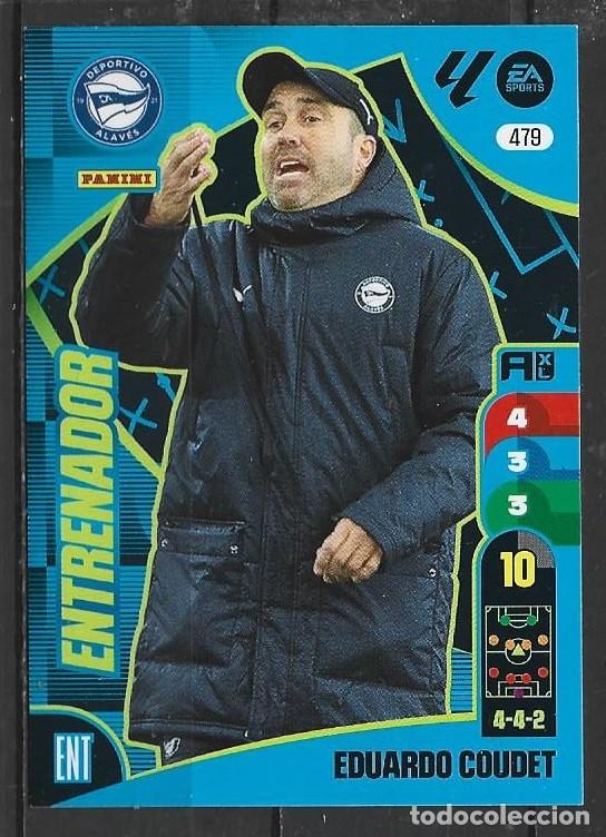 Cartes &agrave; collectionner de Football: Adrenalyn 24/25 - Eduardo Coudet - N&ordm; 479 - Alav&eacute;s ( Entrenador )