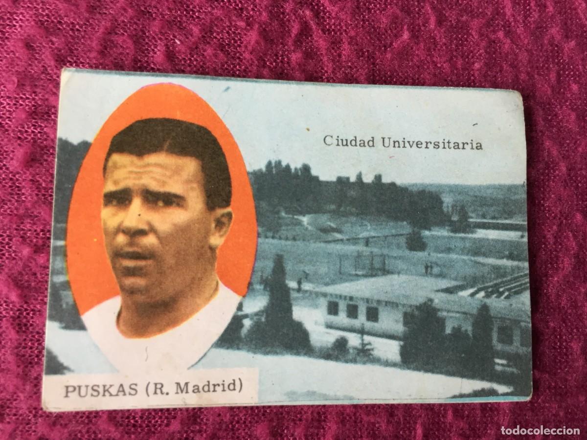 Fu&szlig;ball-Sticker: PUSKAS (R.MADRID) CIUDAD UNIVERSITARIA -CROMO FHER F&Uacute;TBOL LIGA 1963 1964 63 64 - SIN PEGAR