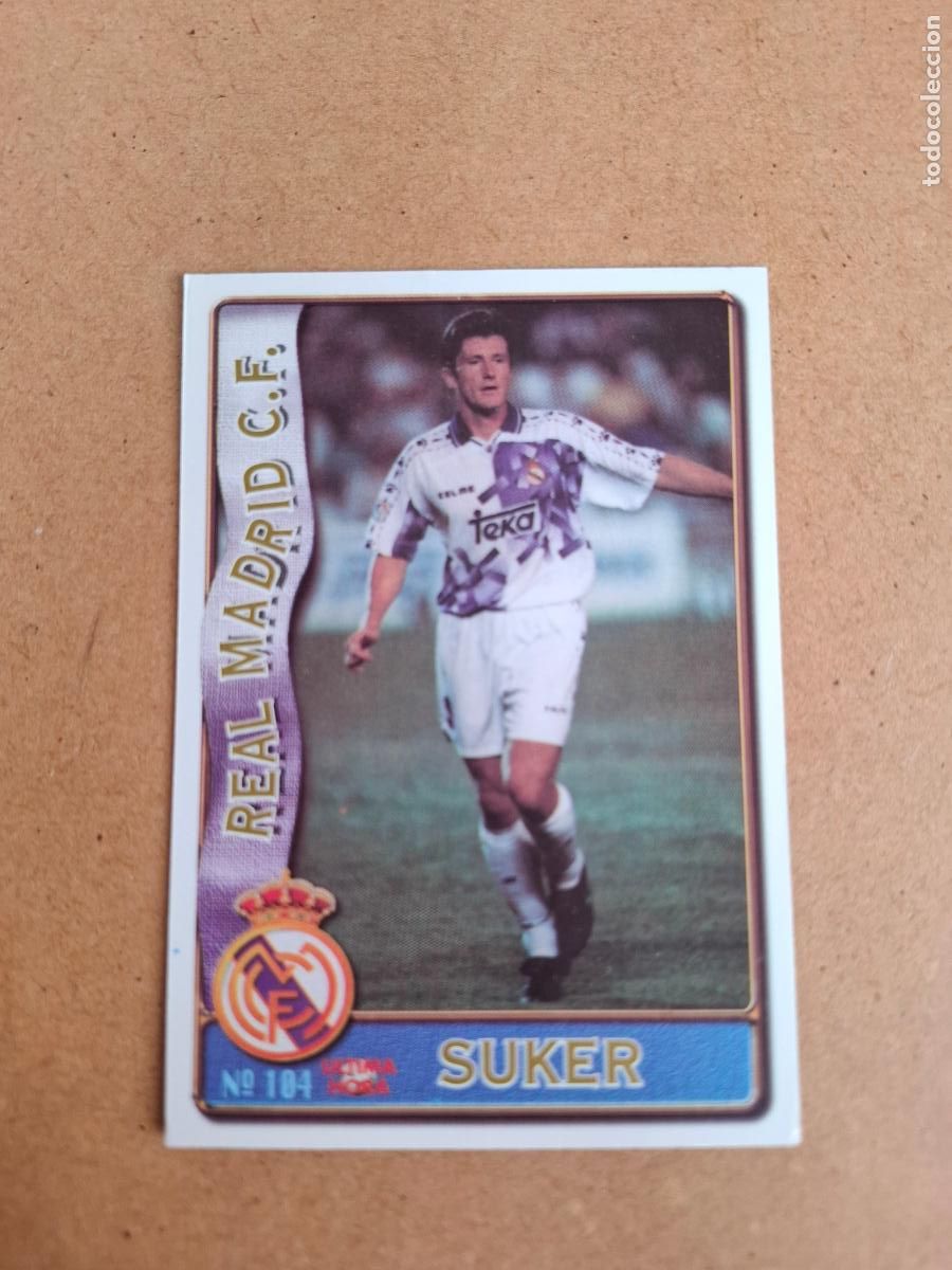 Cromos de F&uacute;tbol: MUNDICROMO 96 97 1996 1997 - UH 104 SUKER - REAL MADRID