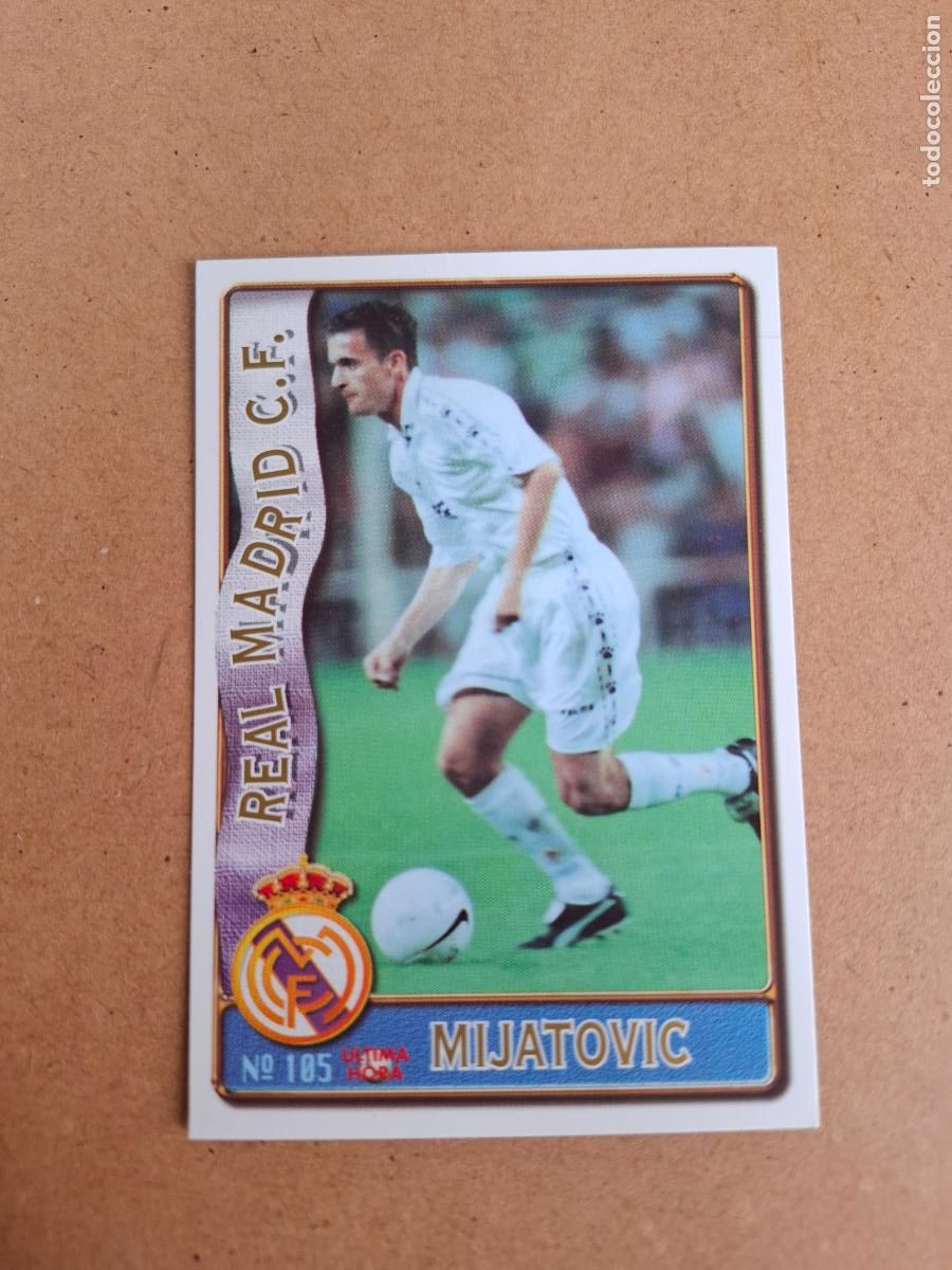 Cromos de F&uacute;tbol: MUNDICROMO 96 97 1996 1997 - UH 105 MIJATOVIC - REAL MADRID