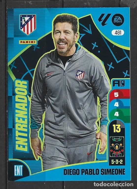 Fu&szlig;ball-Sticker: Adrenalyn 24/25 - Simeone - N&ordm; 481 - Atl&eacute;tico ( Entrenador )