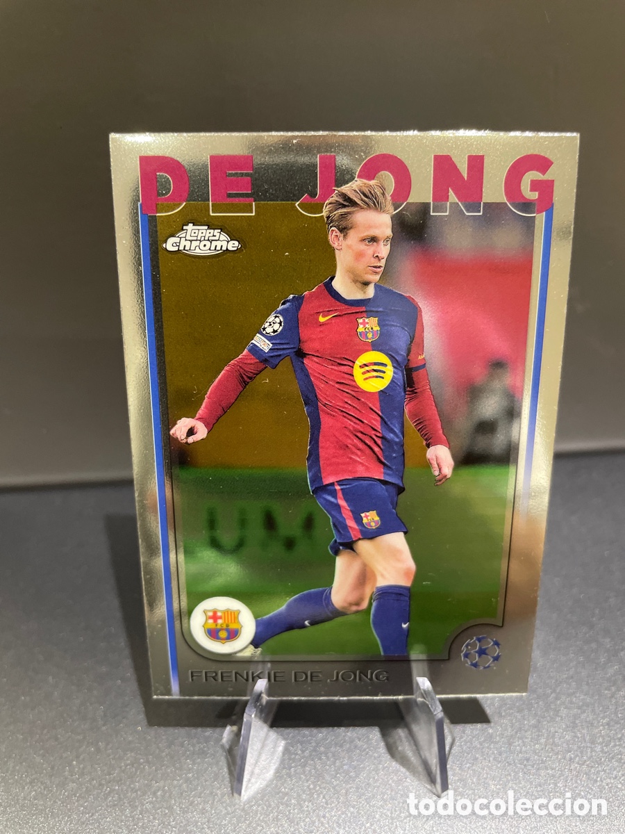 Fu&szlig;ball-Sticker: De Jong 172 Topps Chrome 2024-25 FC Barcelona