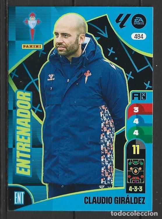 Figurine di Calcio: Adrenalyn 24/25 - Claudio Gir&aacute;ldez - N&ordm; 484 - Celta ( Entrenador )
